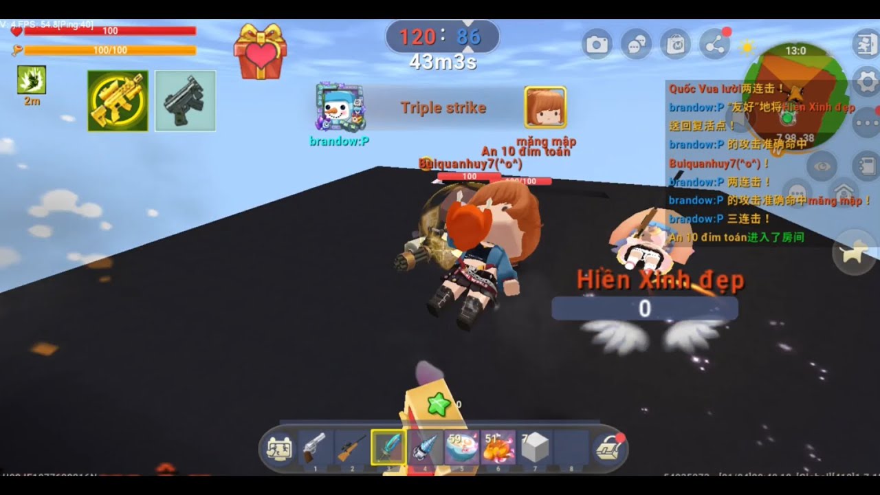 BẮN SÚNG PVP MÚA SKILLS CỰC GẮT TEAM BẠN GỌI BẰNG 