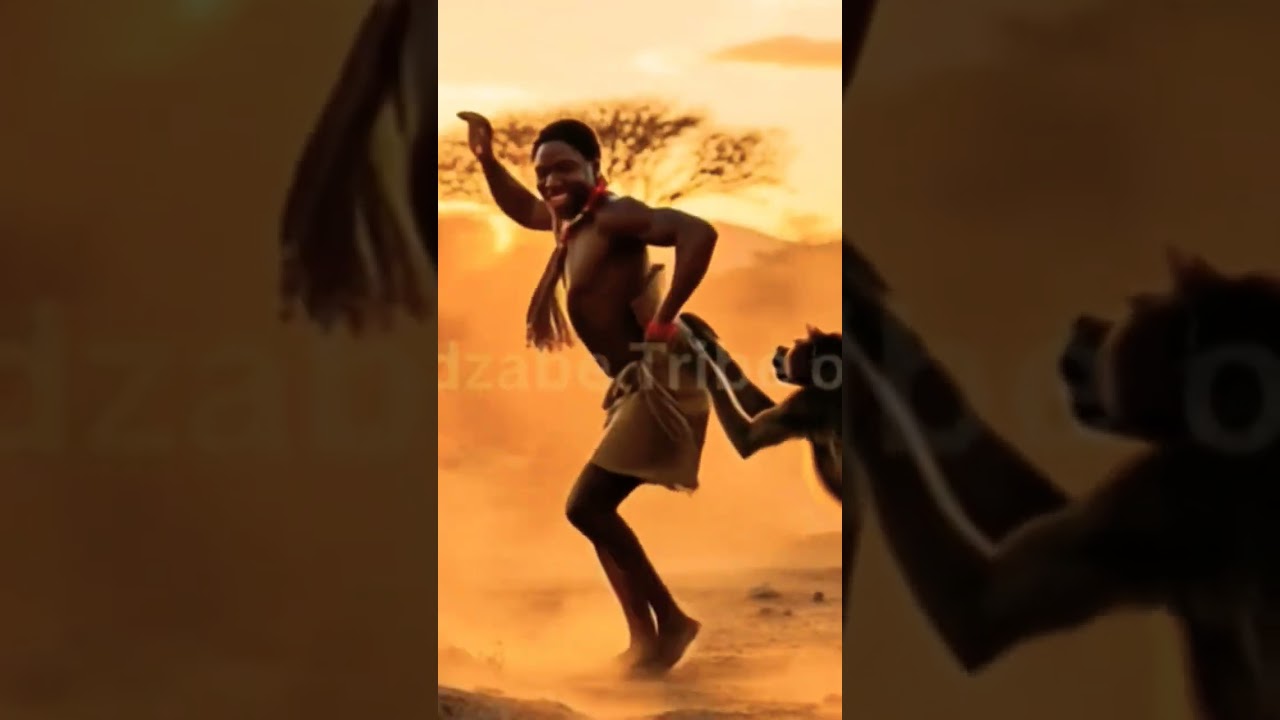 Hadzabe Shaaba Brings Fun to the Land! 🐒💃Dancing With a Baboon 😂