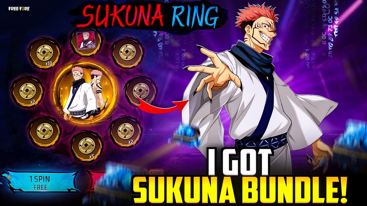 I GOT SUKUNA BUNDLE 😱🔥 | Sukuna Ring Event | Free Fire MAX
