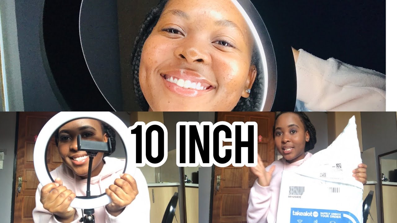 Unboxing my 10 inch ring light from takealot || first Unboxing video || South African YouTuber