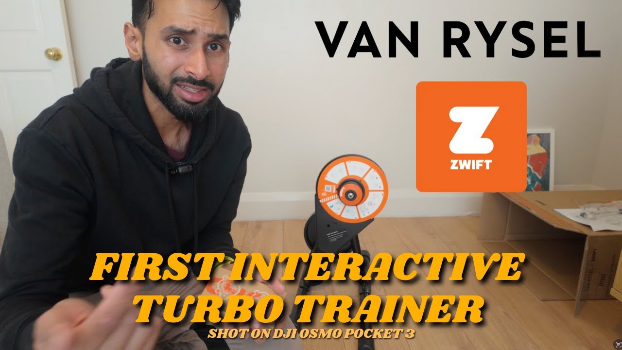 Indoor Cycling Van Rysel D100 Interactive Trainer x Zwift Cog and Click Uboxing