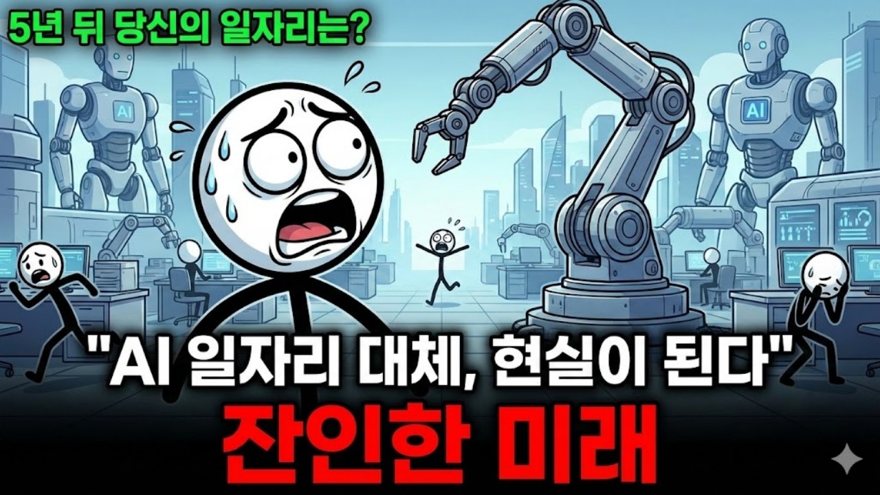 당신의 직업은 5년 뒤에도 존재할까요? AI 일자리 대체가 가져올 잔인한 미래