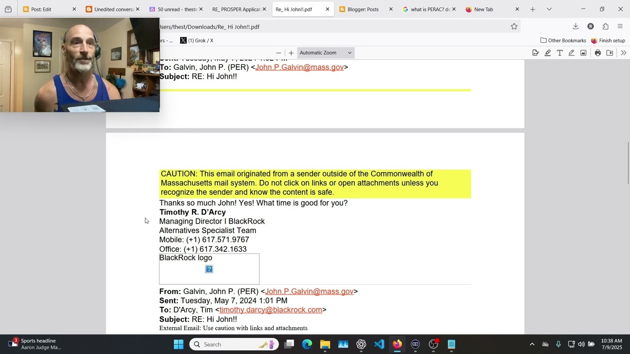 Leaked Emails Expose Pension Fraud: How PERAC Helped BlackRock Hijack Massachusetts Retirement Funds