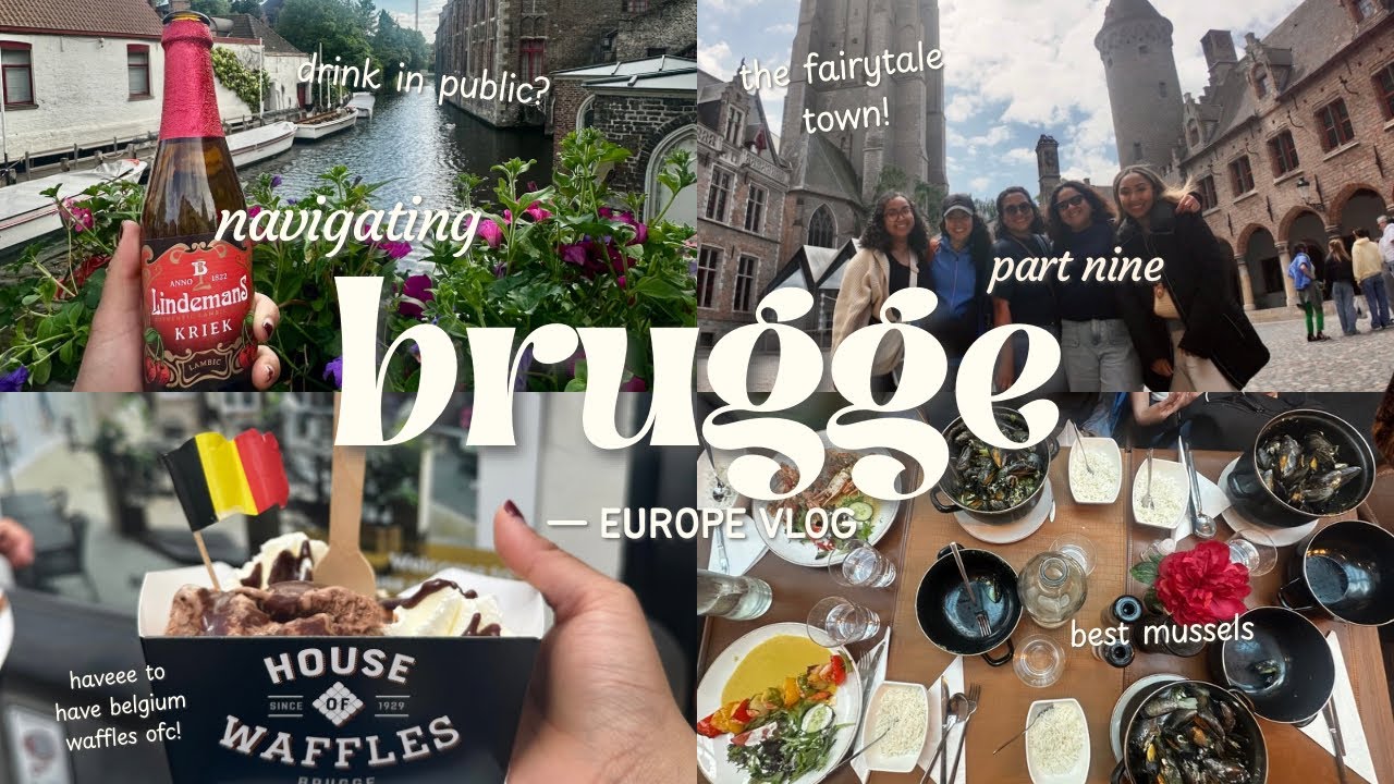 THE FAIRYTALE TOWN OF BELGIUM 🪄 whimsical strolls in brugge