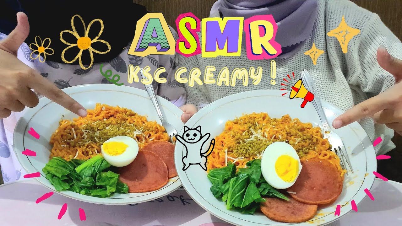 ASMR MIE KSC CREAMY ! our first videoo 😍
