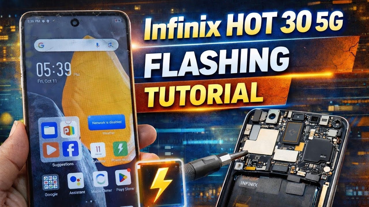 Infinix Hot 30 5G || Infinix X6832 Flashing || FRP 