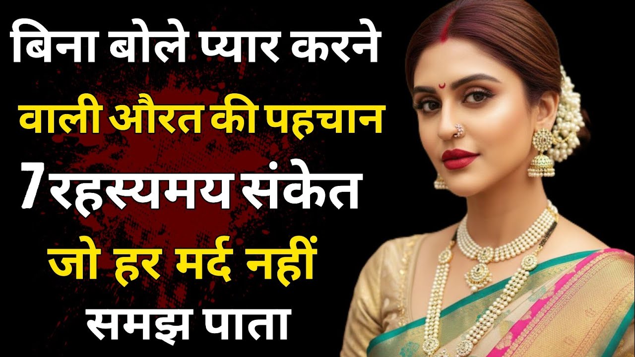 बिना बोले प्यार करने वाली औरत की पहचान | 7 रहस्यमय संकेत जो हर मर्द नहीं समझ पाता