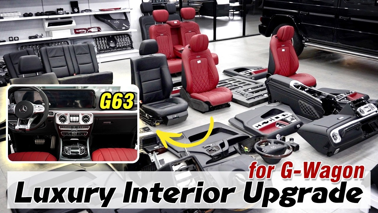 Transform Mercedes 2010 G550 Interior into the Latest G63 Style ｜｜ Affordable Interior Upgrade