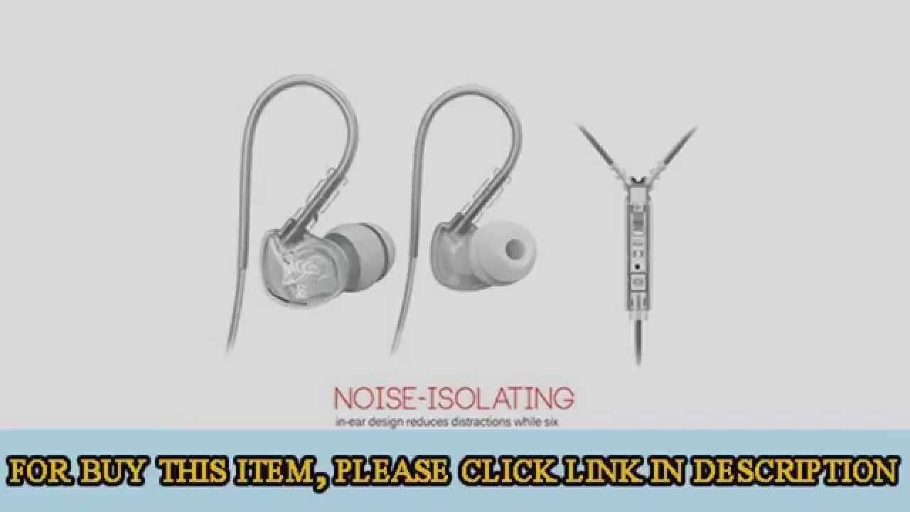 MEElectronics SportFi M6P Memory Wire InEar Headphones with Microphone Remote and Universal Volume C