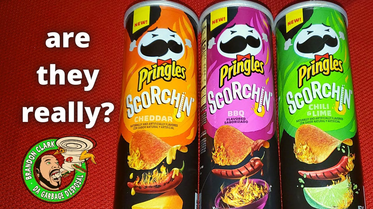 Pringles Scorchin' Cheese, BBQ and Chili Lime Review
