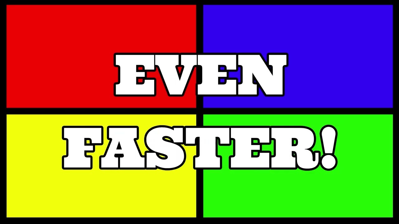 Color Step Game 2! A Full 10 Minutes and Gets Even Faster at the End!