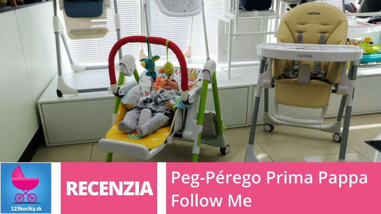 Jedálenská stolička Peg-Pérego Prima Pappa Follow Me | recenzia | 123kociky.sk