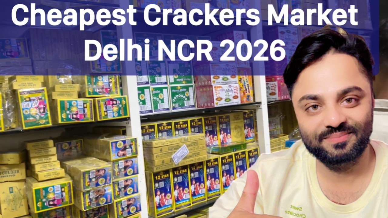 Latest video crackers shopping in Delhi NCR 2026 | cheapest crackers market in Delhi NCR Gurgaon
