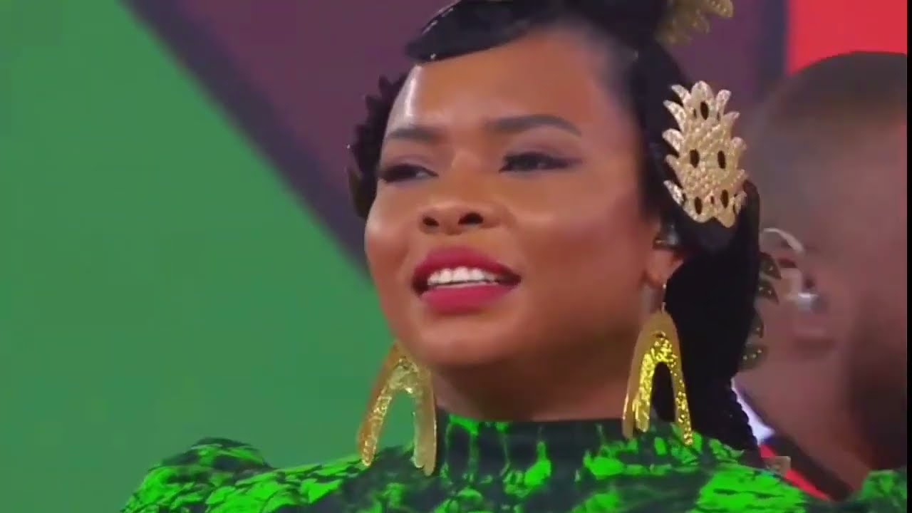 Yemi Alade, Magic System and Mohamed Ramadan perform Akwaba at the AFCON opening ceremony