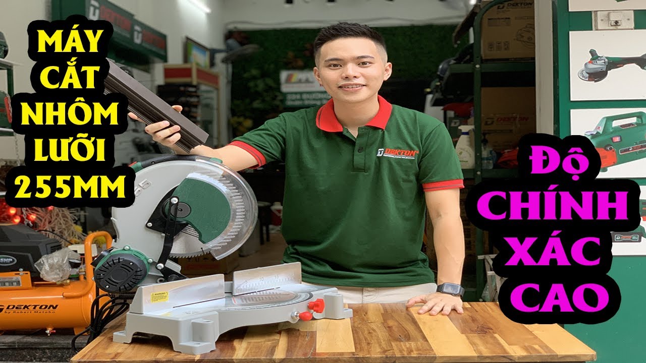 Máy Cắt Nhôm 255 | Độ Chính Xác Cao | DEKTON DK256B | Điện Máy Minh Hiệp | 0939426666