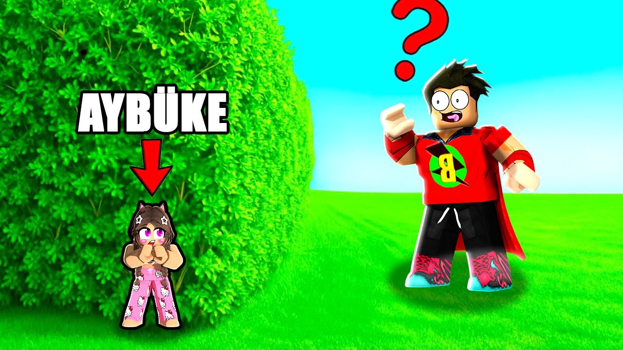 Küçül ve SAKLAN! Aybüke ile Saklambaç Oynadık ! - ROBLOX