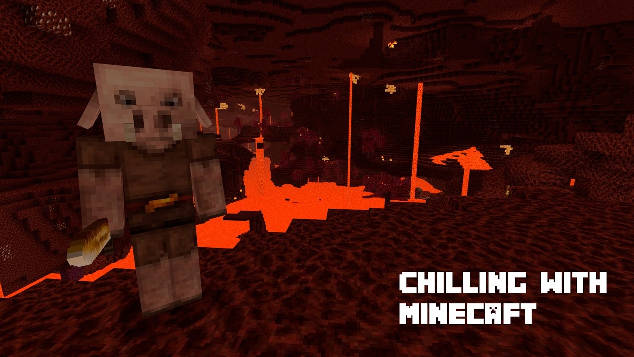 Minecraft Relaxing Gameplay.