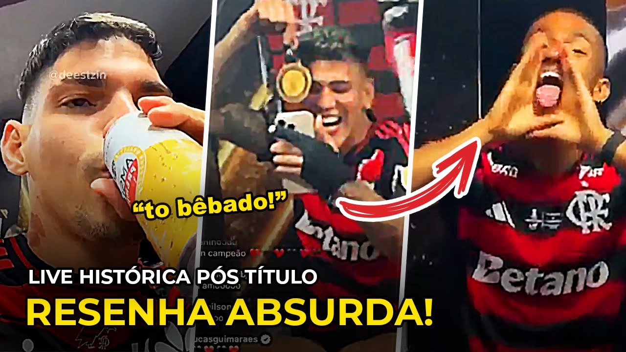 LIVE HIST&Oacute;RICA DOS JOGADORES DO FLAMENGO NO VESTI&Aacute;RIO: MUITA PROVOCA&Ccedil;&Atilde;O E ZOEIRA!