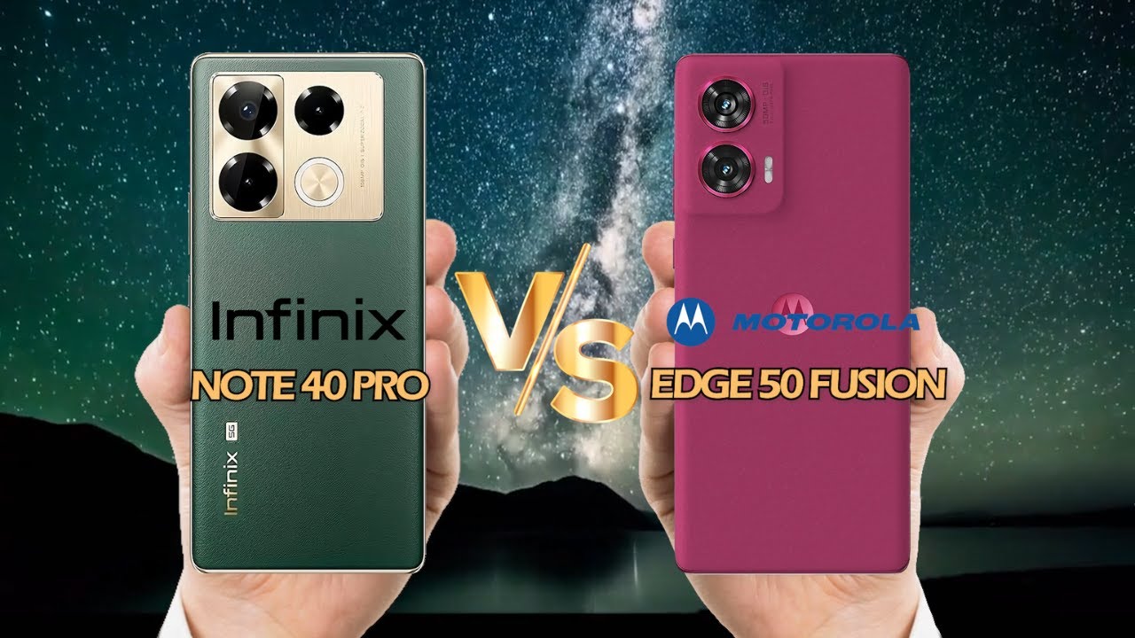 INFINIX NOTE 40 PRO 5G VS Motorola Edge 50 fusion 5G - ¿Cuál es Mejor?