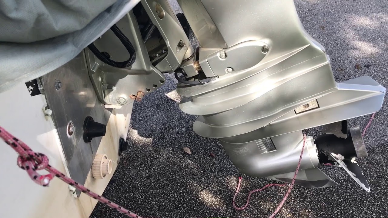 Honda outboard BF 130 steering fix DIY