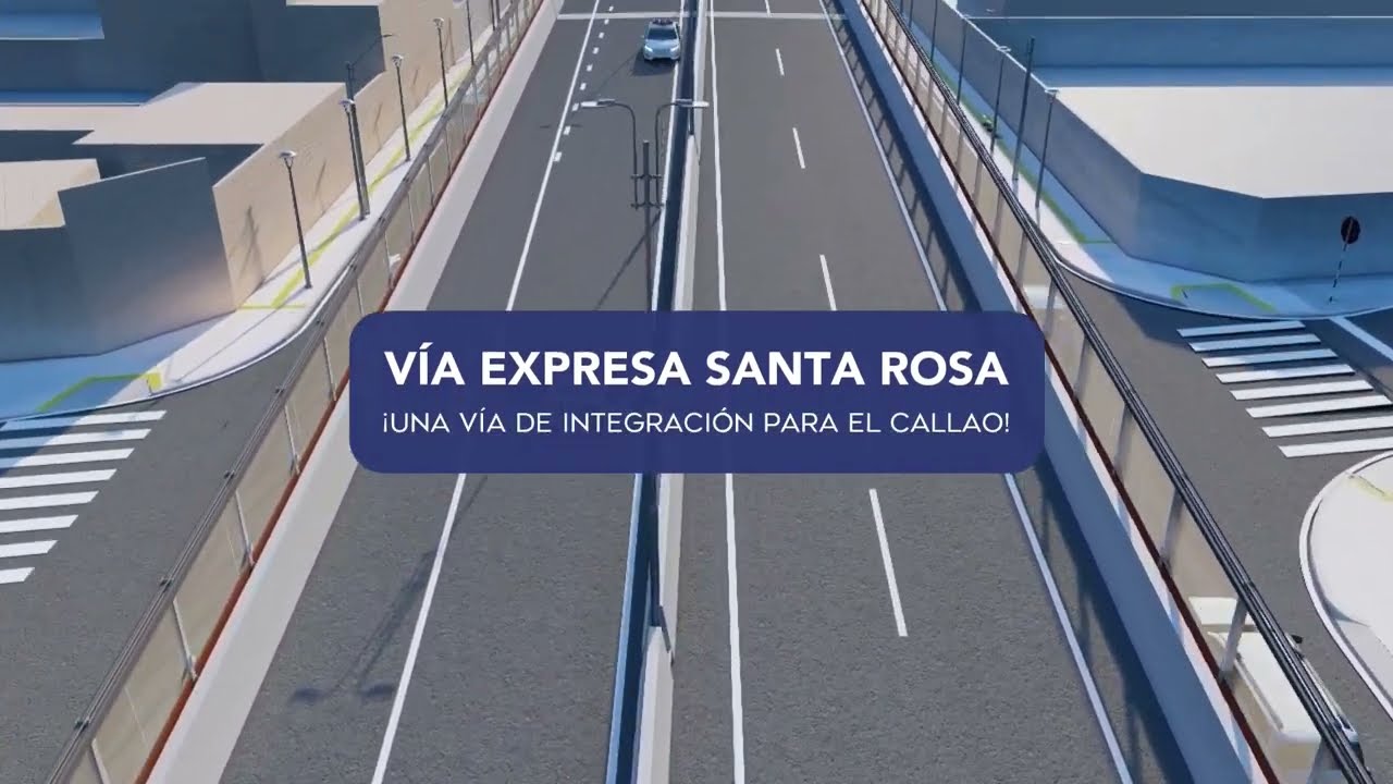 3D de la Vía Expresa Santa Rosa - VESR