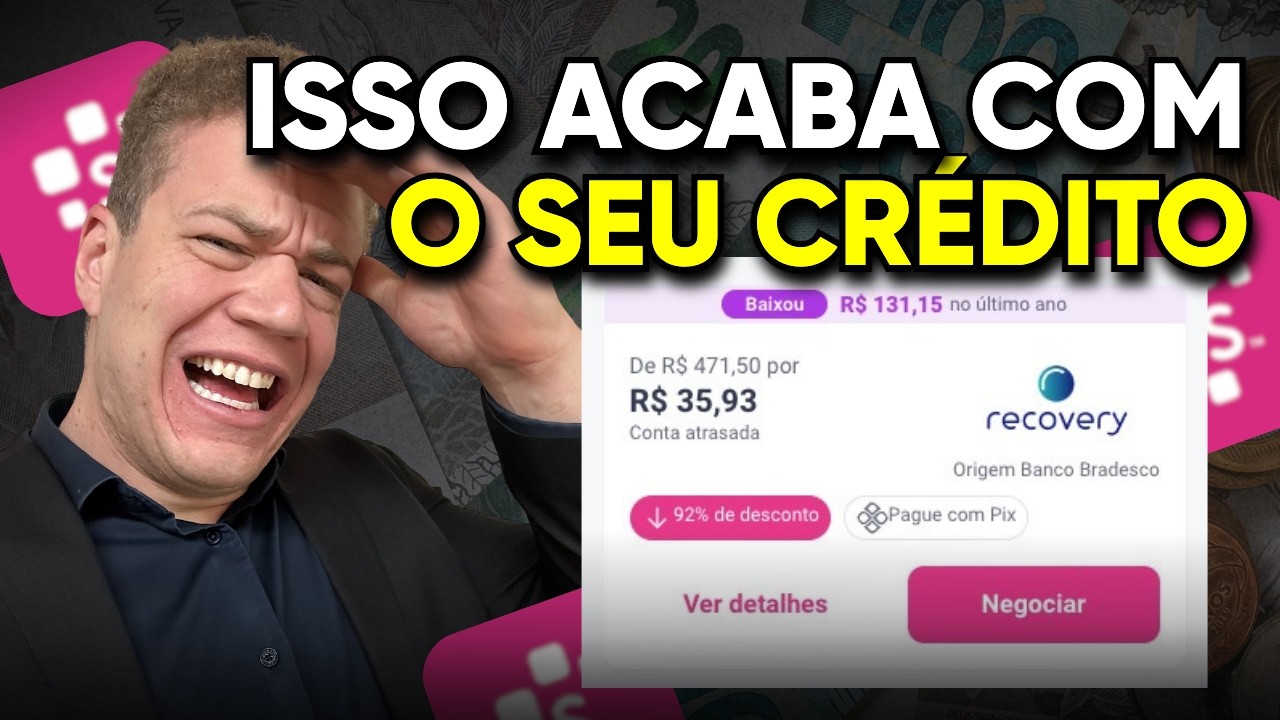 CONHEÇA AS DÍVIDAS QUE ATRAPALHAM O SEU CRÉDITO