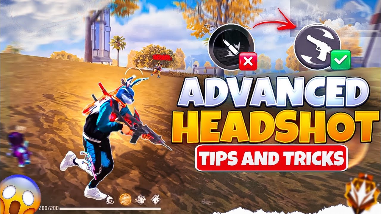 ADVANCED PRO HEADSHOT TRICK ON MOBILE 🔥 || 2 TIPS TO CHANGE YOUR GAMEPLAY 😍