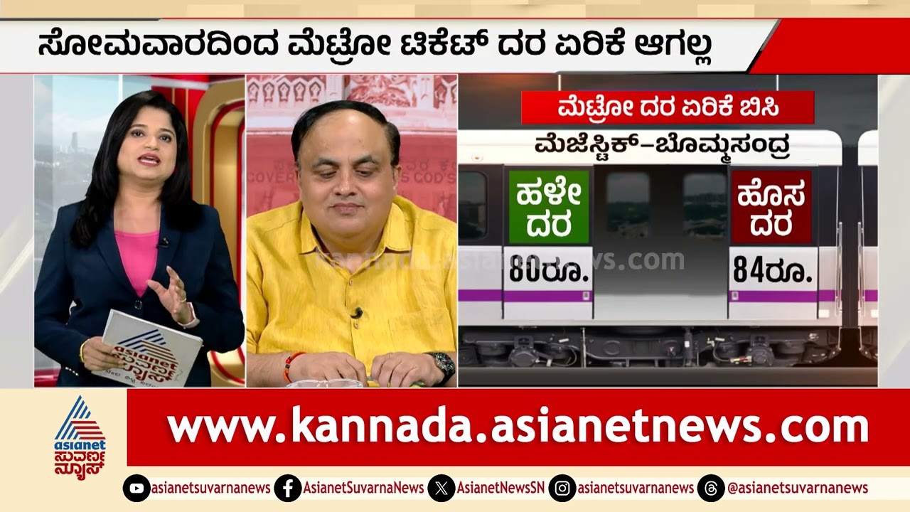 ಸಂಸತ್ತಿನಲ್ಲಿ ಧ್ವನಿ ಎತ್ತಲ್ಲ, ಇಲ್ಲಿ ನಾಟಕ ಮಾಡ್ತಾರೆ: CM | Metro Fare Hike | Siddaramaiah | Party Rounds