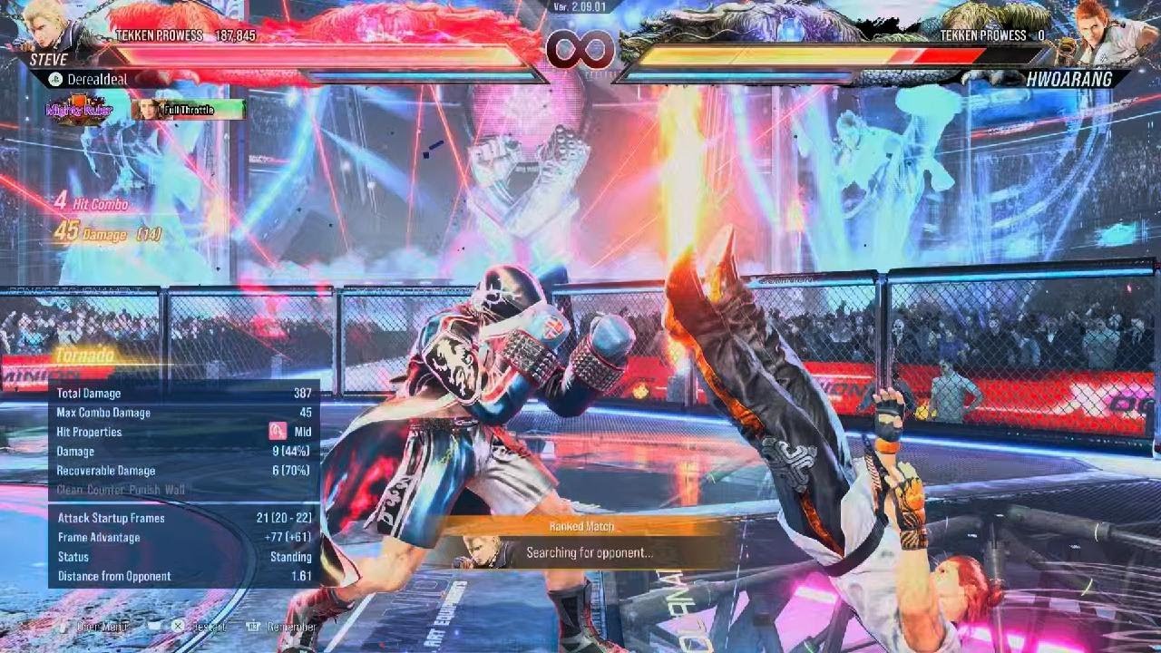 TEKKEN8_rank MATCH_online Steve Foxx