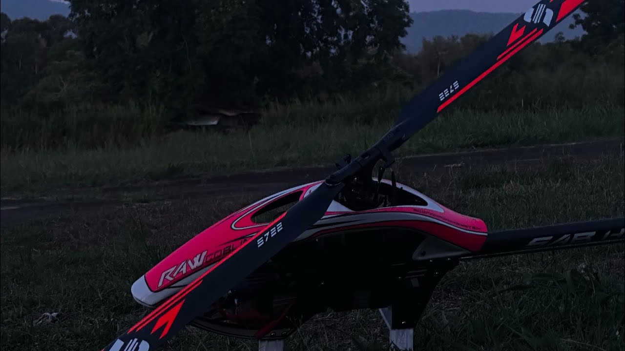 Low RPM flight with Goblin RAW