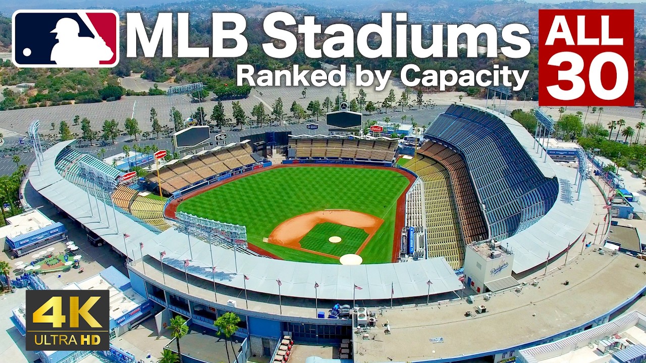 Все 30 бейсбольных стадионов MLB, ранжированные по вместимости | Афро-тур 4K