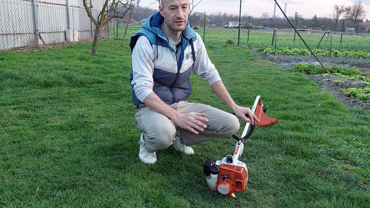 STIHL FS 38: Priprema za sezonu!  Ovim strojem ću održavati hranilišta u Sisku!#stihl #lawn #trimer 