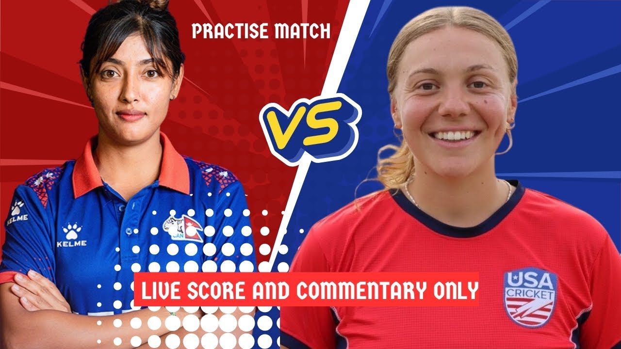 NEP vs USA Women LIVE | WC Qualifiers Preparation Series | Live Commentary & Scorecard