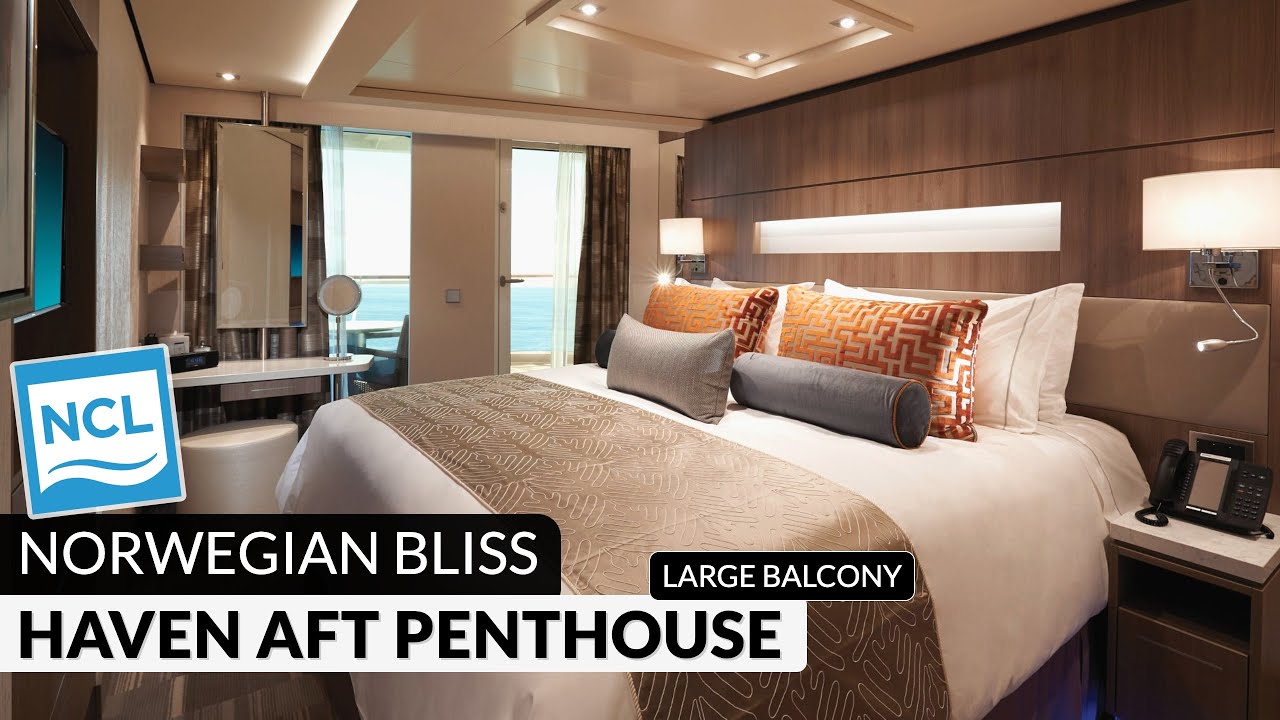 Norwegian Bliss | Haven Aft-Facing Penthouse with Large Balcony Full Tour & Review 4K | Category HB