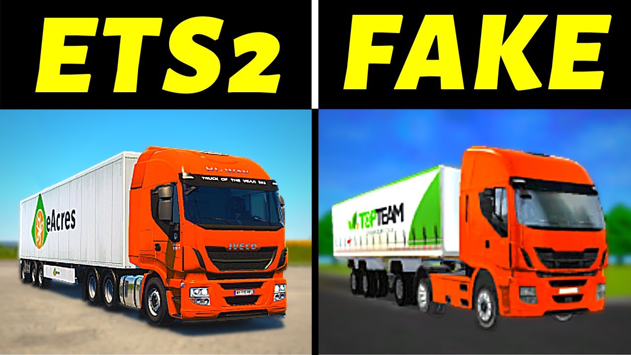 ETS2 Rip-off Mobile Games | Top 5 WORST Clickbait Android Games Faking ETS2/ATS
