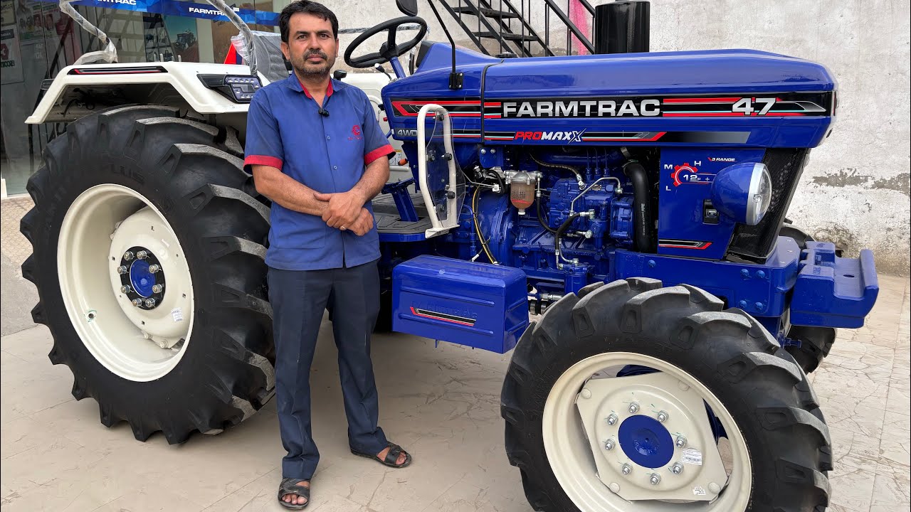 Promaxx (HLM) Farmtrac 47 4wd Spray Jet Gear Box,Tractor Price,Loan and EMI Perfect for Farmers 24Q