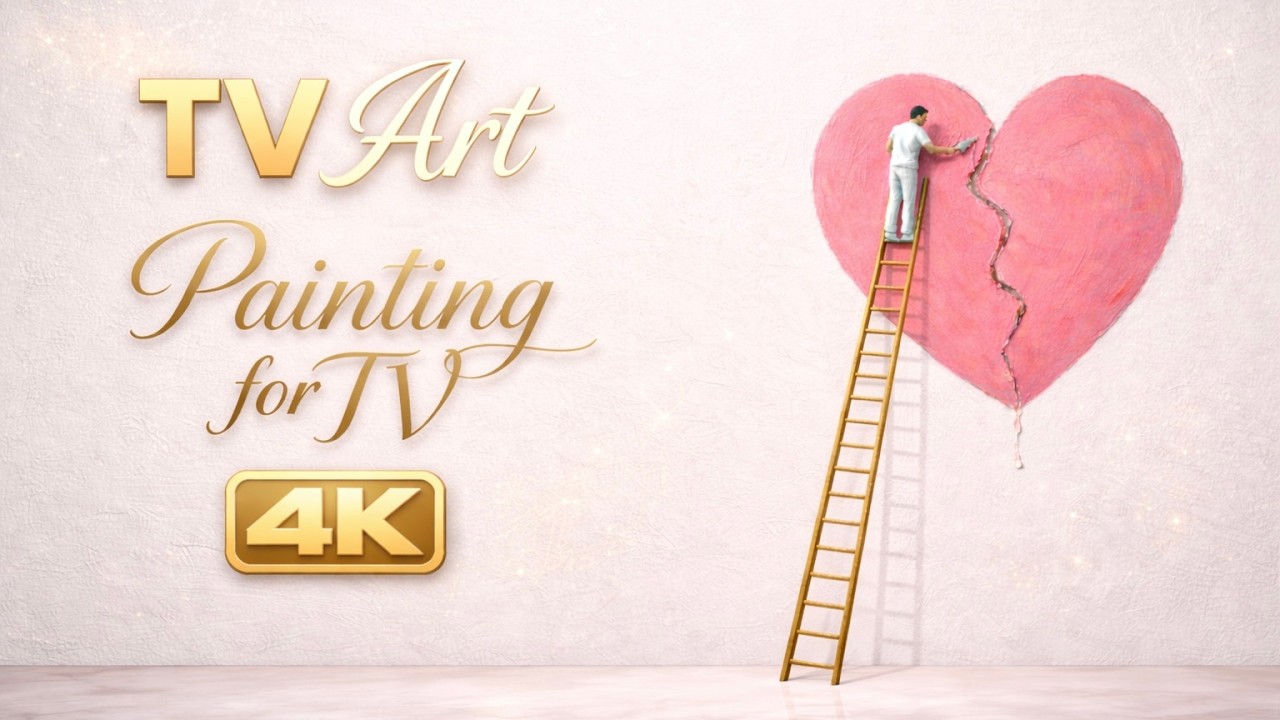 Broken but Beautiful – Romantic 4K Art for TV Screen