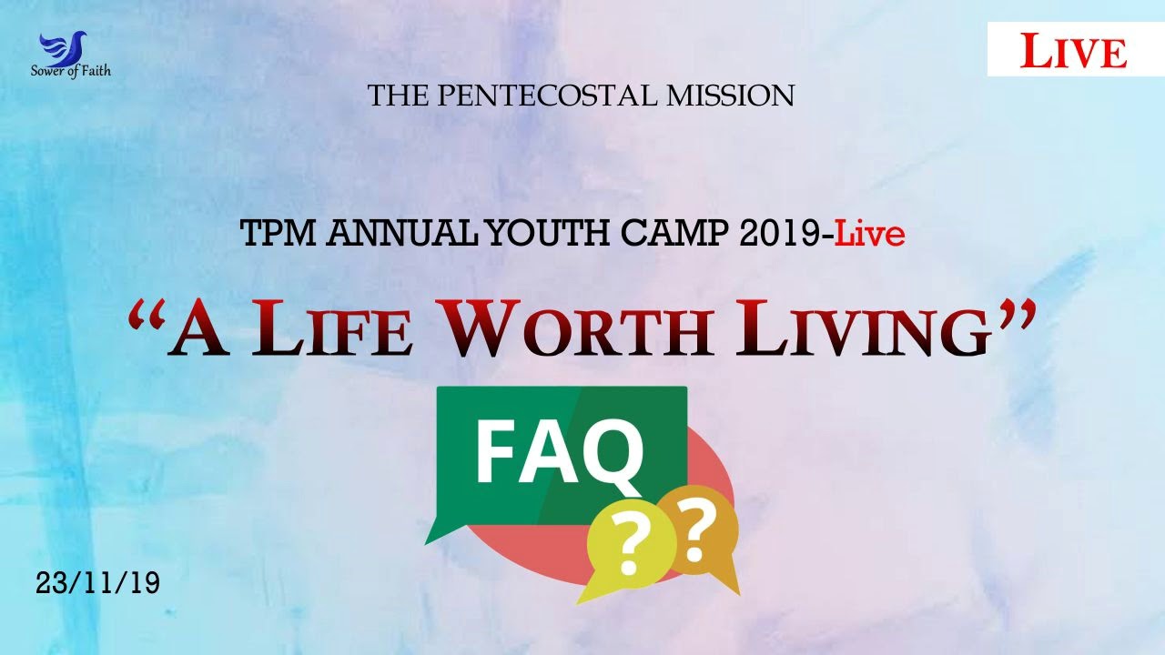 TPM Annual Youth Camp 2019-Live | FAQ Session | 23/11/19