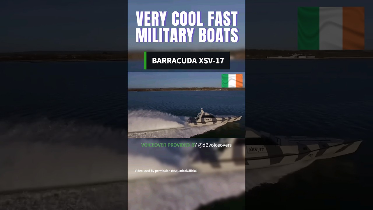 BARRACUDA XSV-17 | Very Cool Fast Military Boats #shorts
