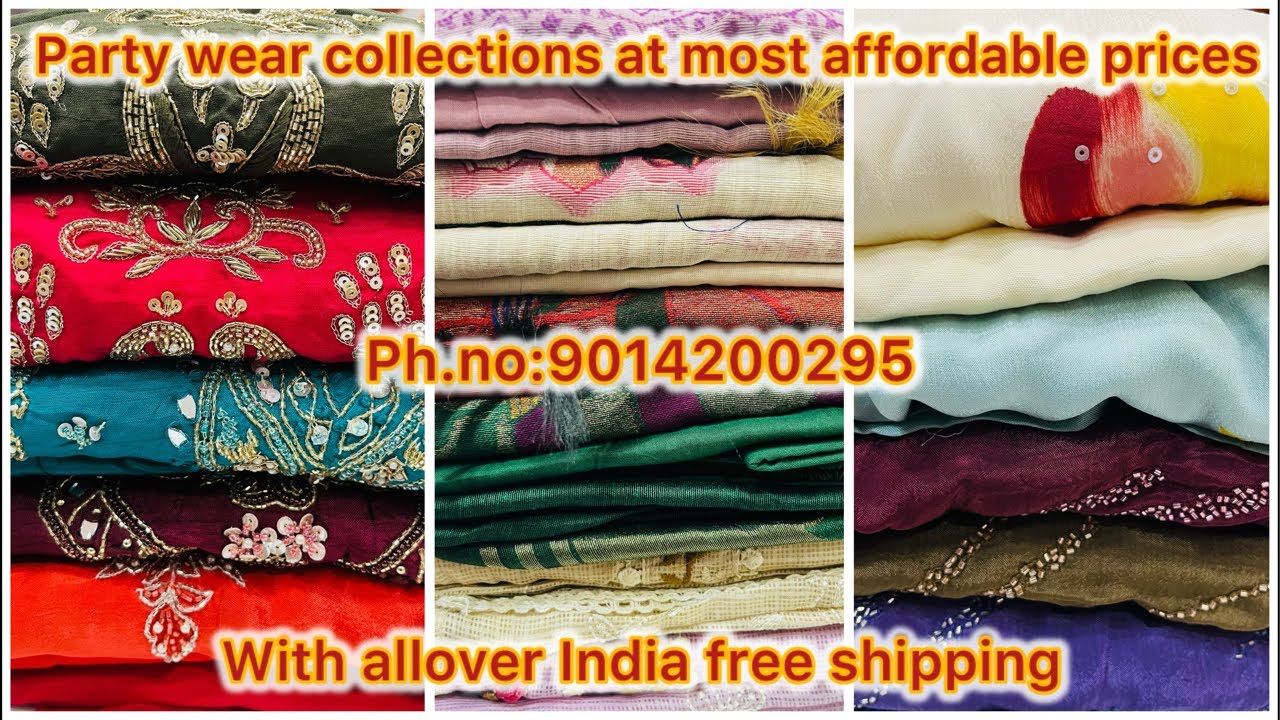 Party wear collections at most affordable price with free shipping all over india ph.no:9014200295