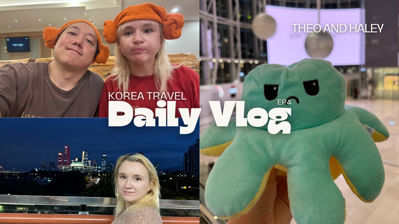 🇰🇷 Jjimjilbang, Han River, game room, eat out in Korea Ep4 l 한미부부 찜질방 l 한강 l 게임장 l 먹부림