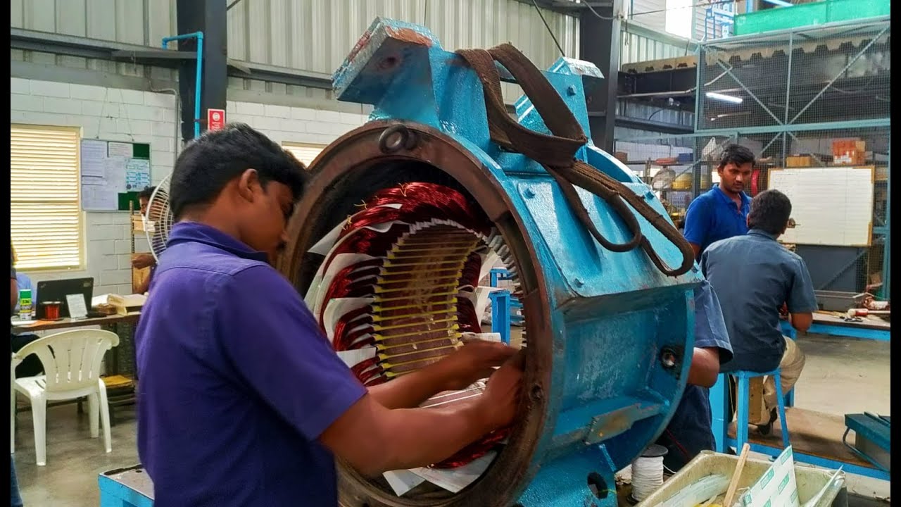 Intake Pump House Motor Coil Rewinding 200KW
