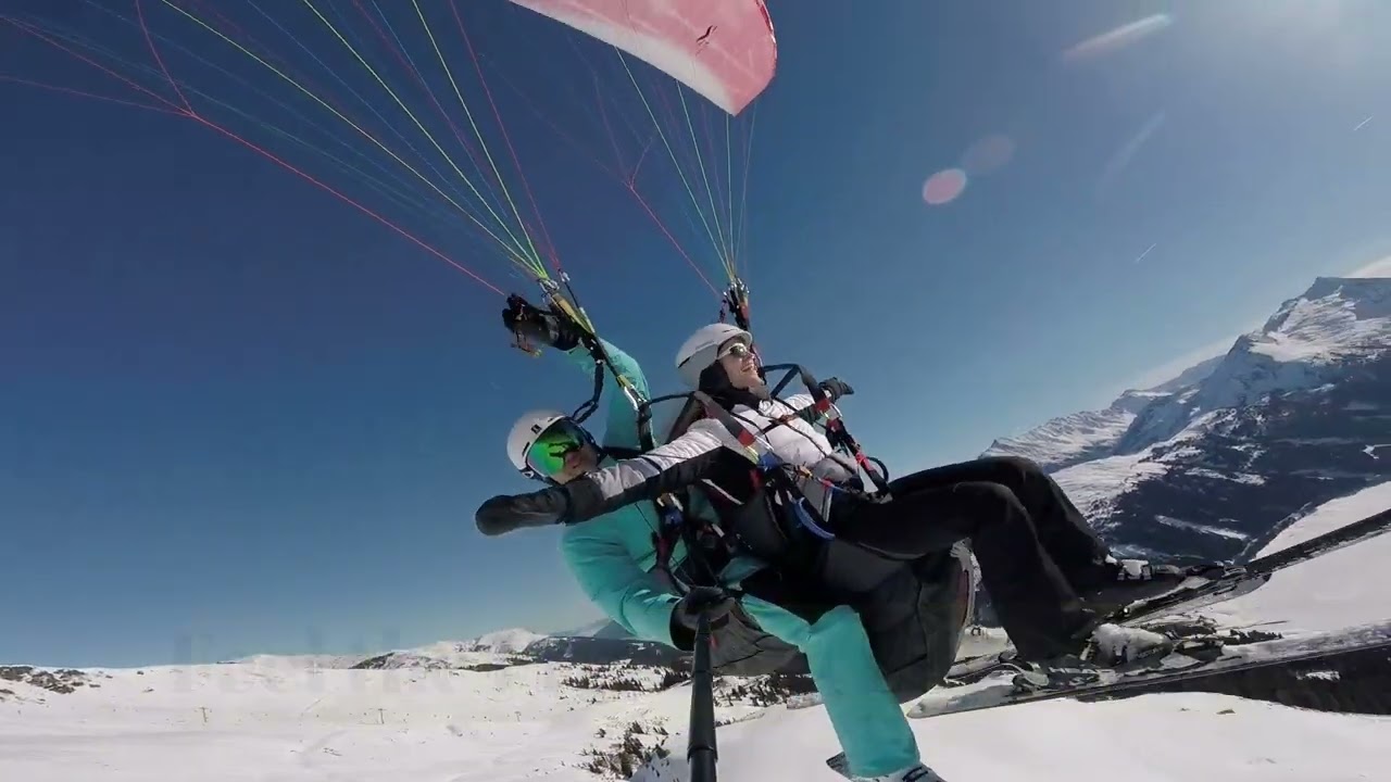 VIP-paragliding Winter video