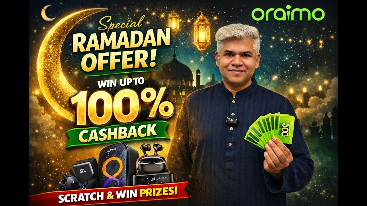 Ramadan Offer 🔥 100% Cashback l  Price In Bangladesh | Oraimo Smart Accessories .