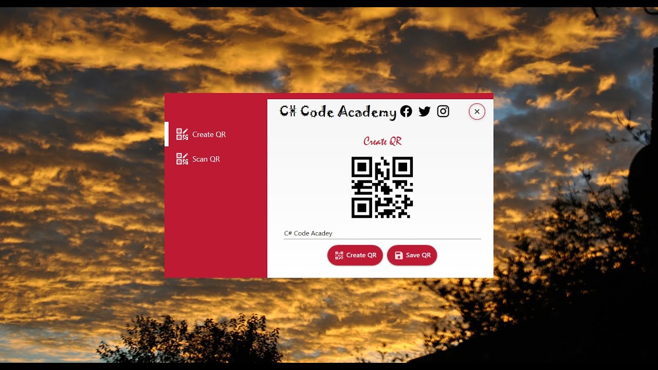 Create & Scan QR-Code | C# WPF