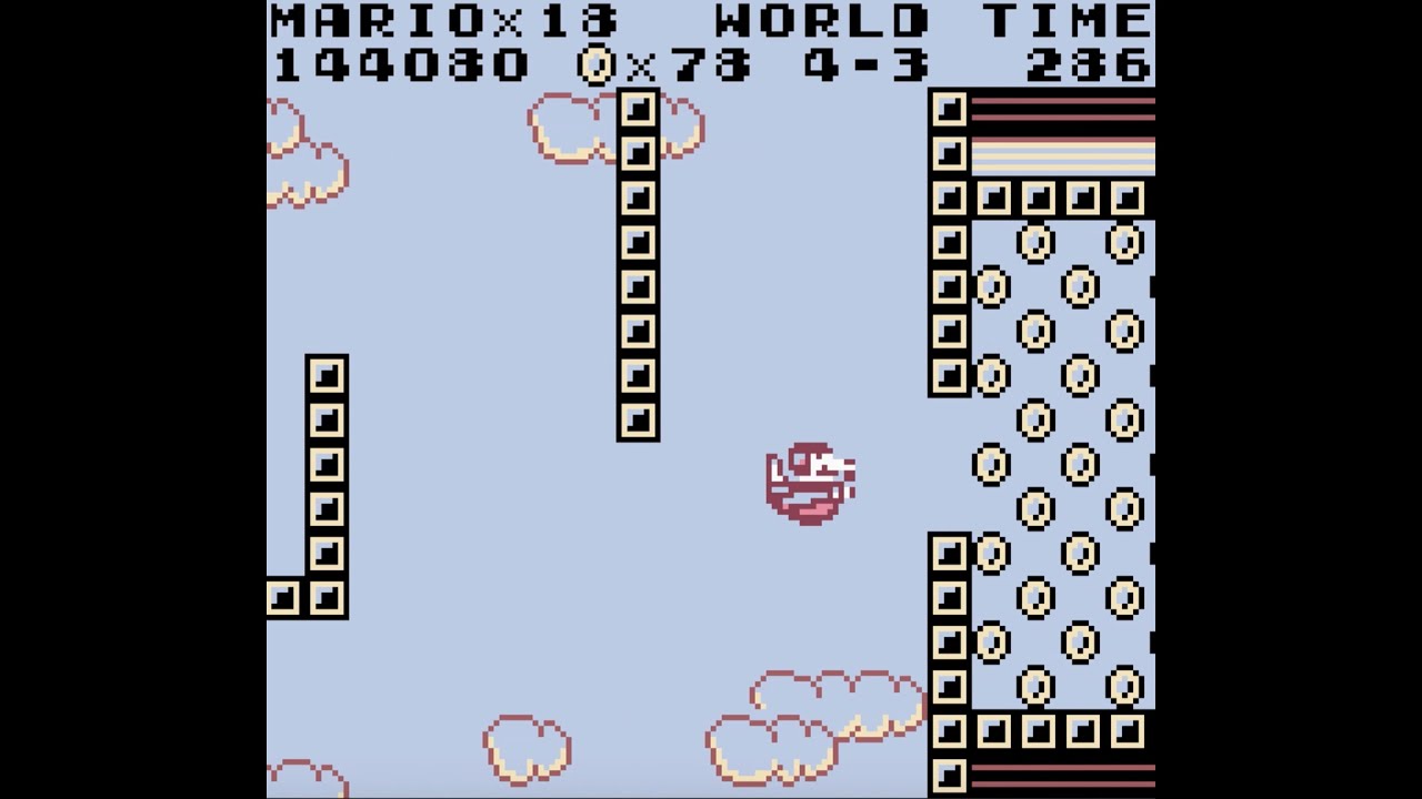 Super Mario Land: World 4-3 + Credits [1080 HD]