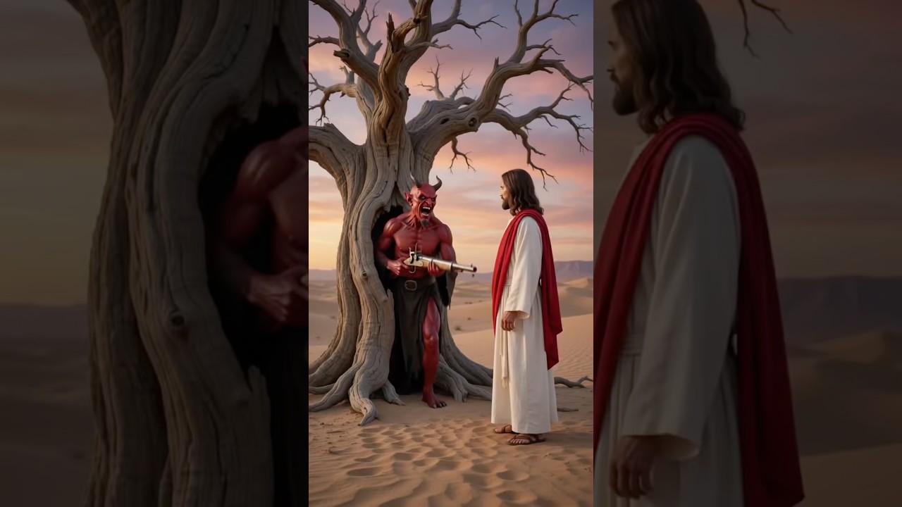 The devil tried to attack Jesus&hellip; but evil defeated itself. 🙏🔥 #Jesus #Faith