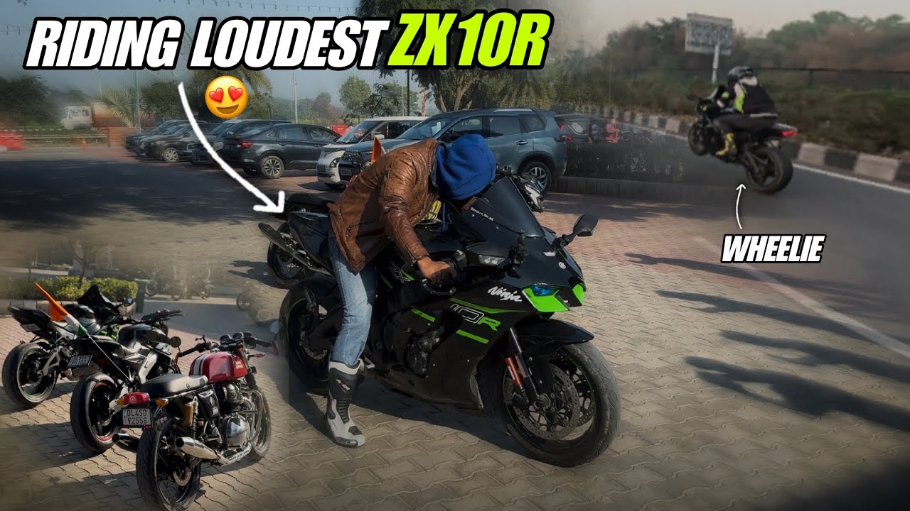 Еду на самом громком ZX10R в День Республики 😍 | @DSGVLOGS007