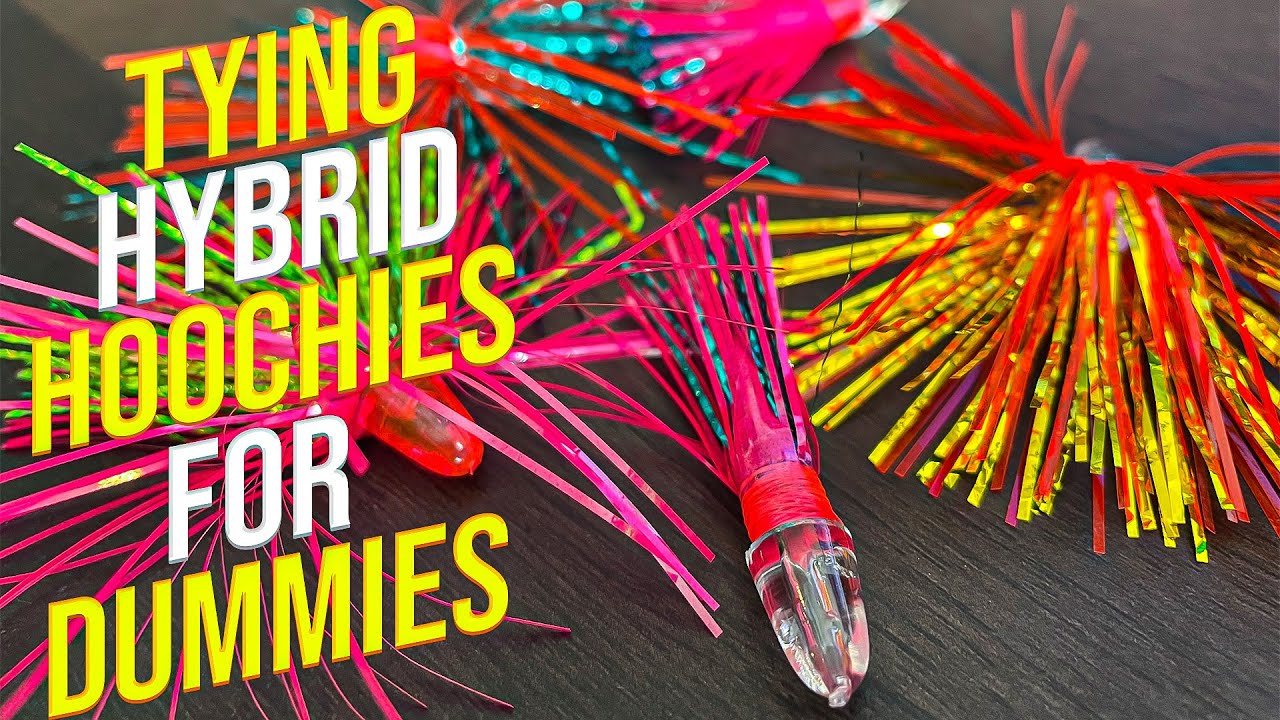 How to Tie Trolling Flies and MY HYBRID HOOCHIES For Kokanee and Chinook Salmon! (In Depth)