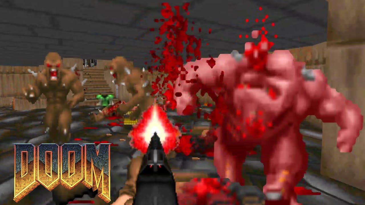 Doom 1 ArmageDoom v8 Levels 4-6 Command Control Phobos Lab And Computer Station Classic Doom